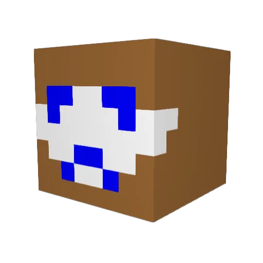 castlesaint Minecraft avatar head, 3D render