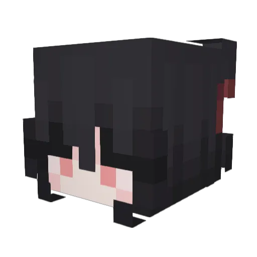 castorens Minecraft avatar head, 3D render
