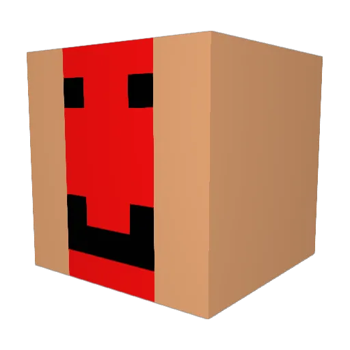 cat1217 Minecraft avatar head, 3D render