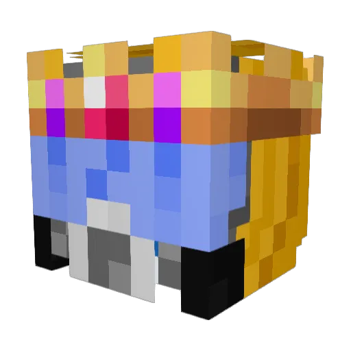 cat13Yo Minecraft avatar head, 3D render