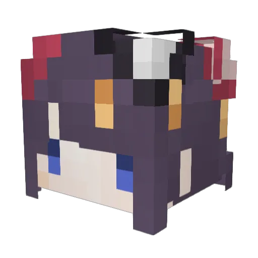 cat29175 Minecraft avatar head, 3D render