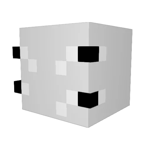 cat_catalog Minecraft avatar head, 3D render