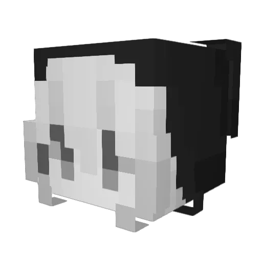 cat_jah Minecraft avatar head, 3D render