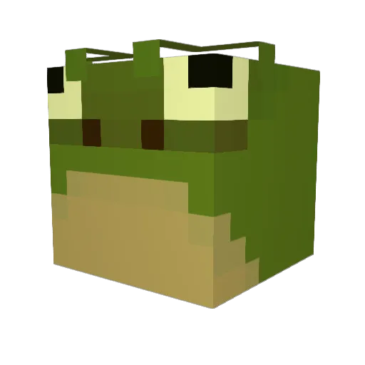 cataah Minecraft avatar head, 3D render