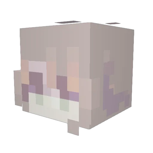 catacxmbs Minecraft avatar head, 3D render