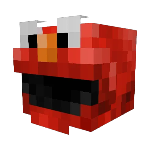 catamorphism Minecraft avatar head, 3D render