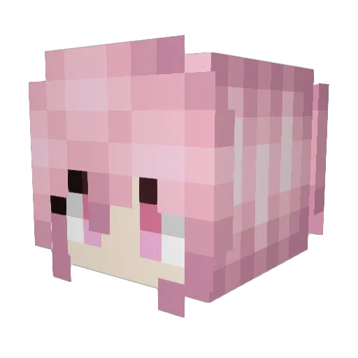 catangel_2002 Minecraft avatar head, 3D render