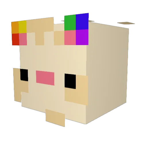 catastrophicHQ Minecraft avatar head, 3D render