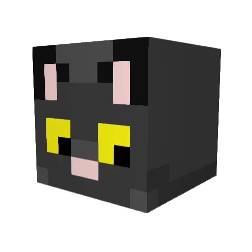 catb1te Minecraft avatar head, 3D render