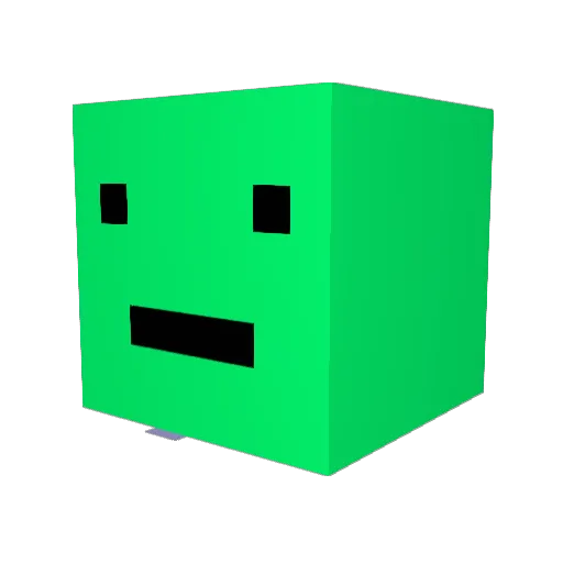 catblitx Minecraft avatar head, 3D render