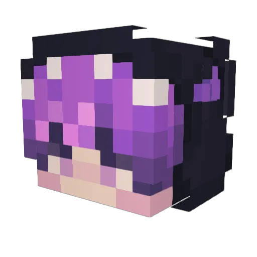catboy12121212 Minecraft avatar head, 3D render