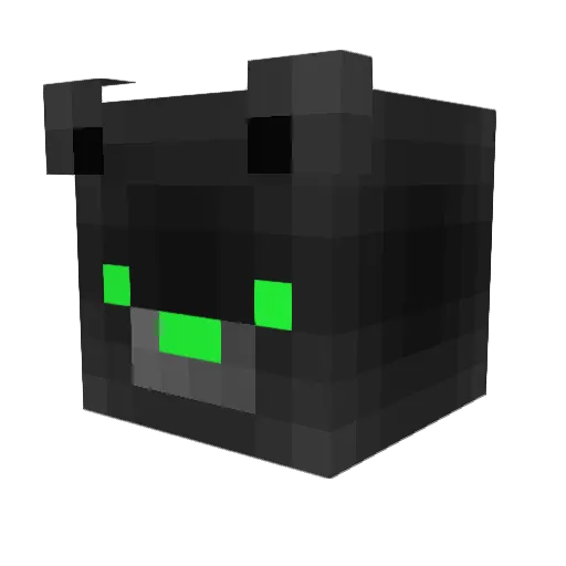 catboy5820 Minecraft avatar head, 3D render