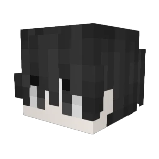 catboydiary Minecraft avatar head, 3D render