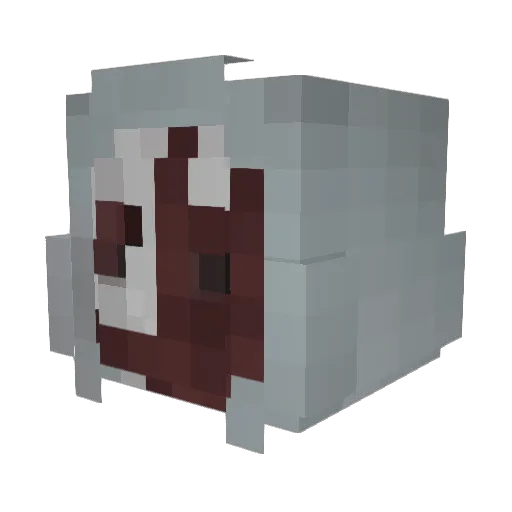 catboygarfield Minecraft avatar head, 3D render