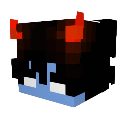 catbutter55 Minecraft avatar head, 3D render