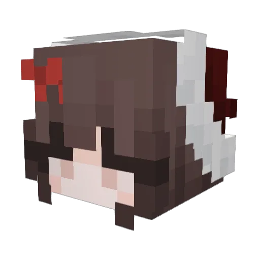 catcakie Minecraft avatar head, 3D render