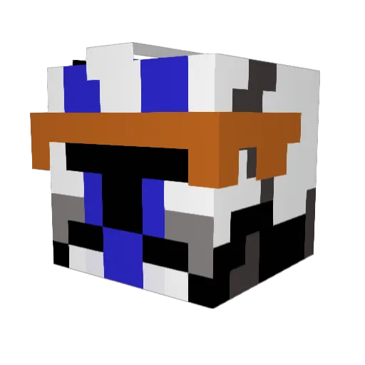 catch22photo Minecraft avatar head, 3D render