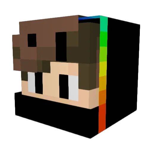 catcheur250 Minecraft avatar head, 3D render