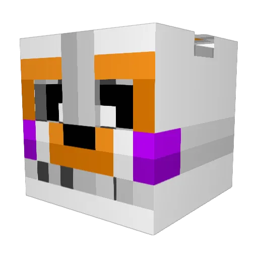 catclaws2020 Minecraft avatar head, 3D render