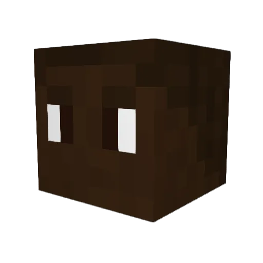 catclone2 Minecraft avatar head, 3D render