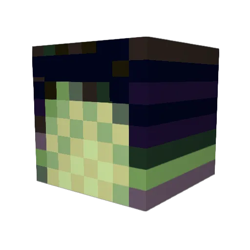 catcrumber Minecraft avatar head, 3D render