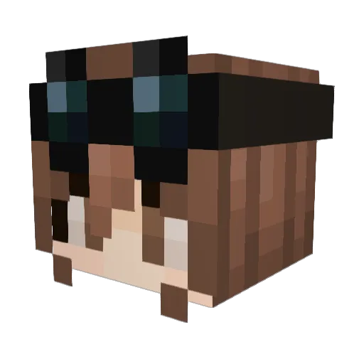 catcuteforever Minecraft avatar head, 3D render