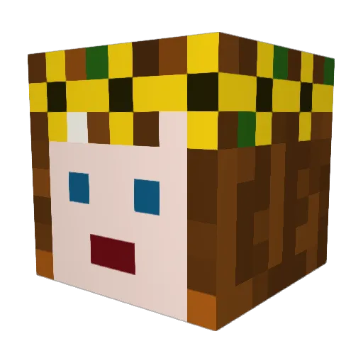 catdestroyer32 Minecraft avatar head, 3D render