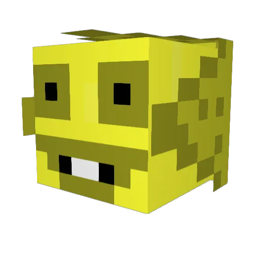 catdog1345 Minecraft avatar head, 3D render