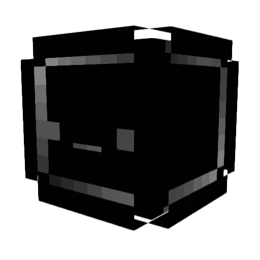 categoryy Minecraft avatar head, 3D render