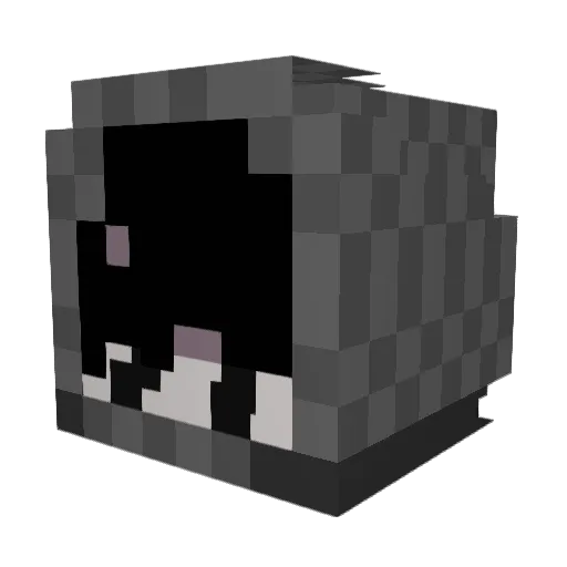 caterpillarhooka Minecraft avatar head, 3D render