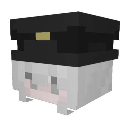 caterth Minecraft avatar head, 3D render