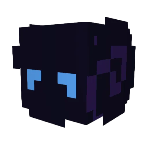 caterzzzz Minecraft avatar head, 3D render