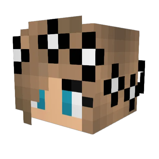 catesmith Minecraft avatar head, 3D render