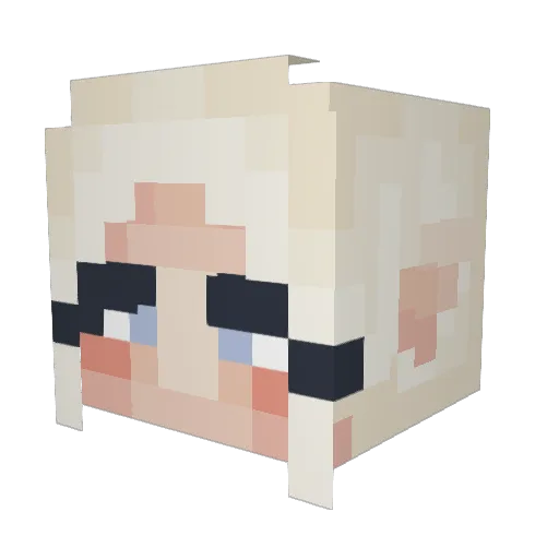 catfairy44 Minecraft avatar head, 3D render