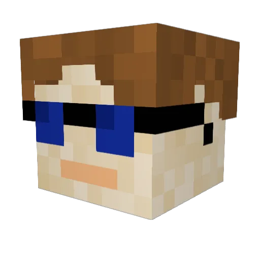 catfan23 Minecraft avatar head, 3D render