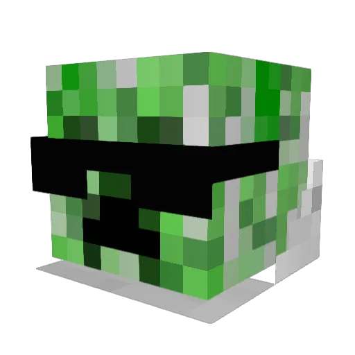 catfishman101 Minecraft avatar head, 3D render