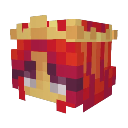 catgrm Minecraft avatar head, 3D render