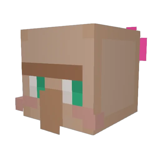 cath2600 Minecraft avatar head, 3D render