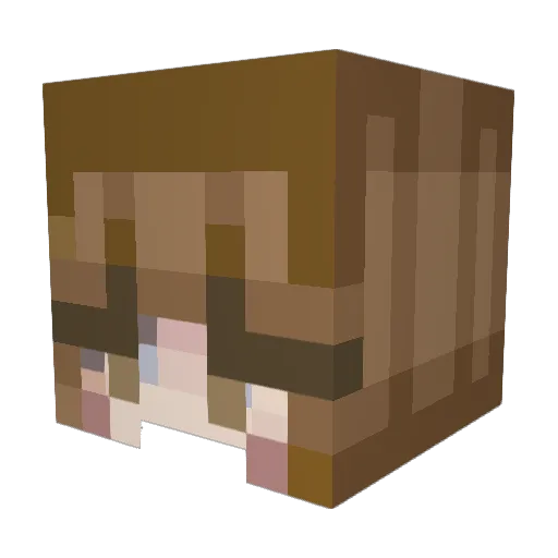 catieb06 Minecraft avatar head, 3D render