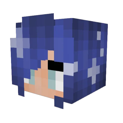 catiebabes Minecraft avatar head, 3D render