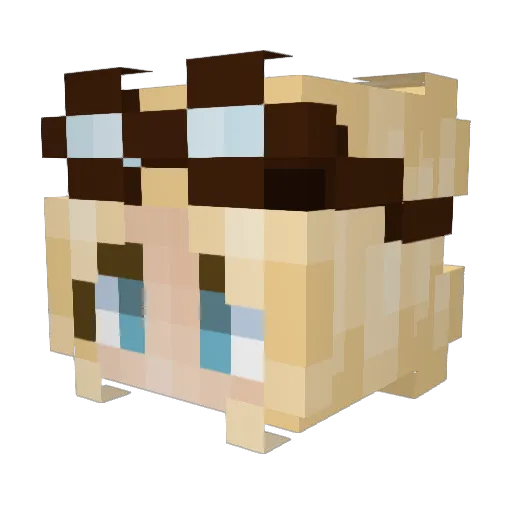 catiebug52 Minecraft avatar head, 3D render