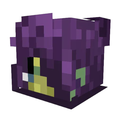 catieye Minecraft avatar head, 3D render
