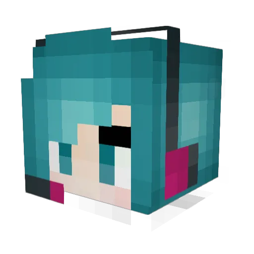 catking22 Minecraft avatar head, 3D render