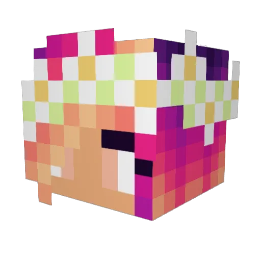 catlee147 Minecraft avatar head, 3D render