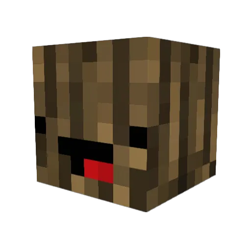 catlib Minecraft avatar head, 3D render