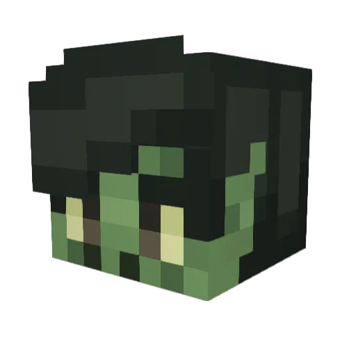 catlikebrute463 Minecraft avatar head, 3D render