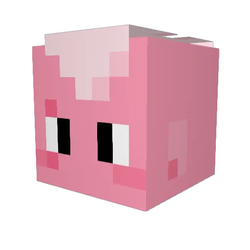 catluverr22 Minecraft avatar head, 3D render