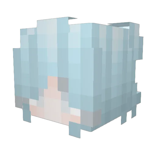 catluvzblue87 Minecraft avatar head, 3D render