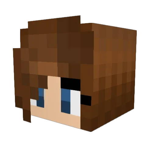 catman339 Minecraft avatar head, 3D render