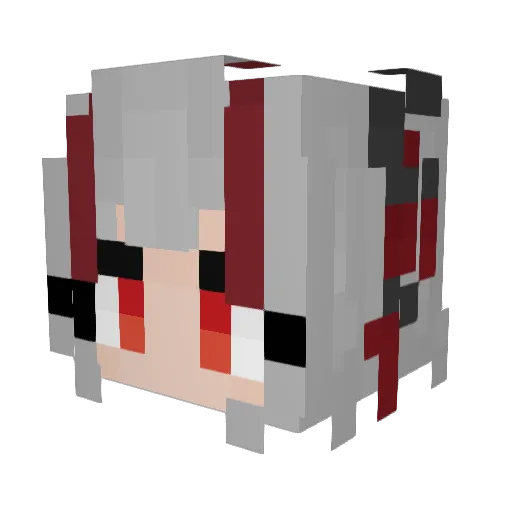 catman_milo Minecraft avatar head, 3D render